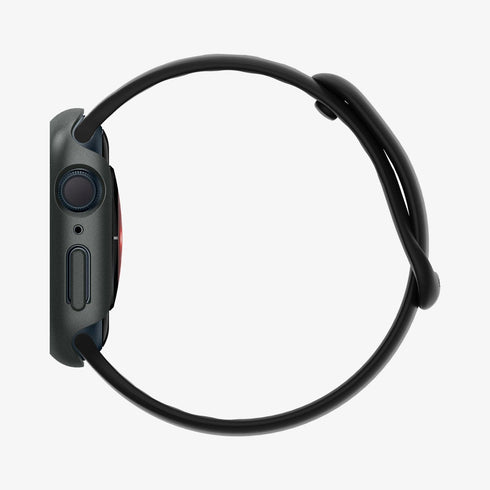 ACS05458 - Apple Watch Ultra (Apple Watch (49mm)) Case Thin Fit in black showing the front